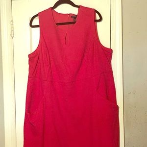 Lands End Plus Size Pink Dress